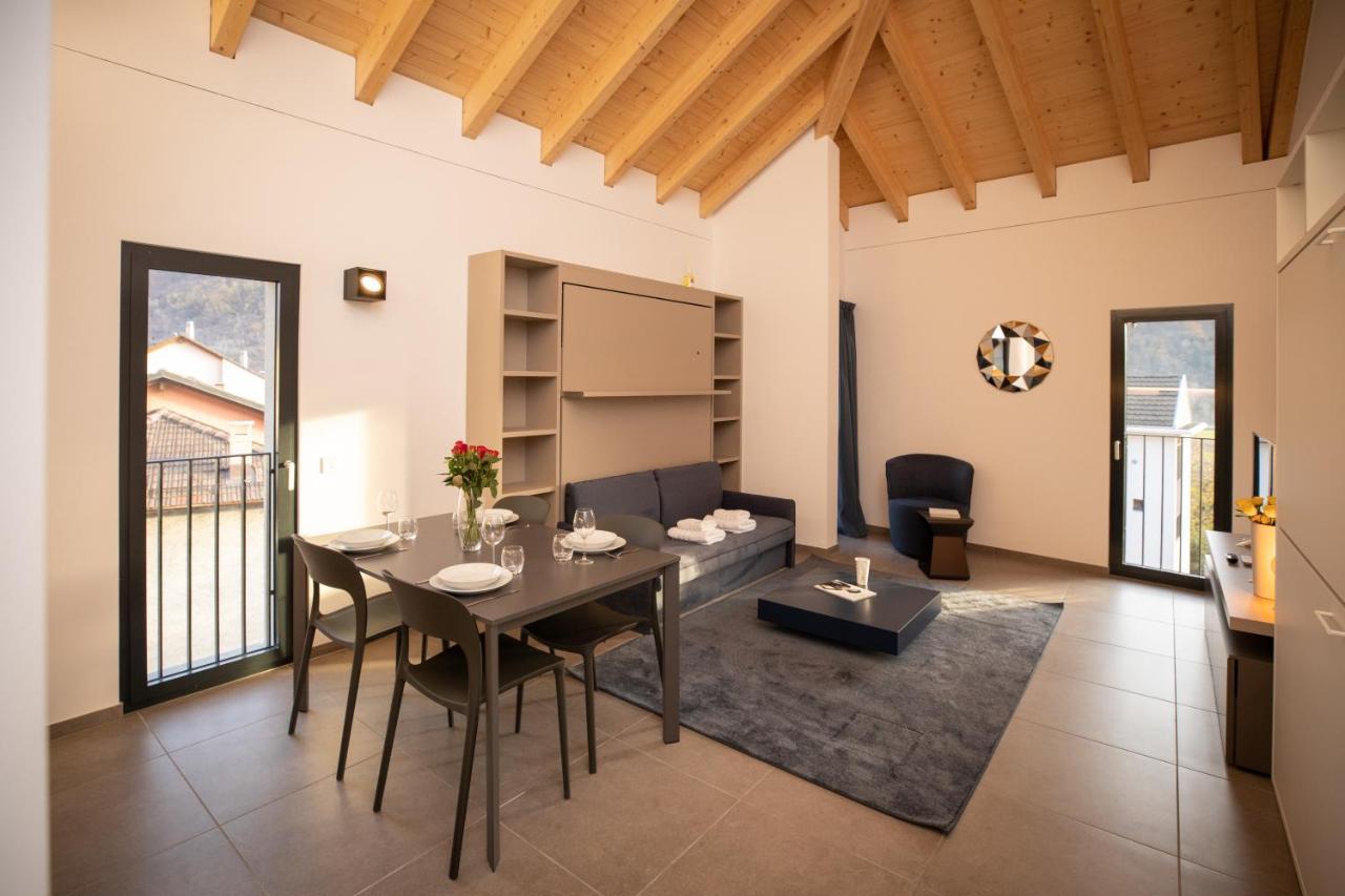 Residenza 3544 Aparthotel Lumino Bagian luar foto